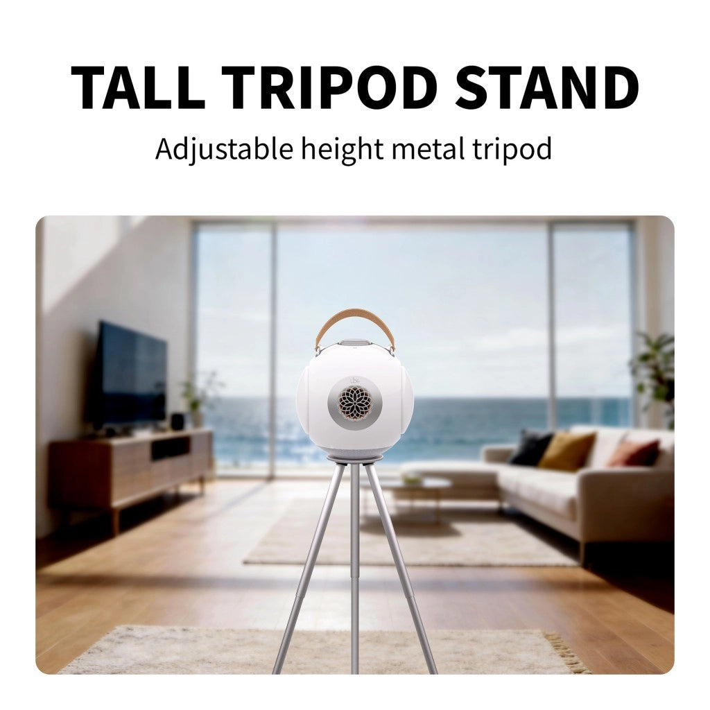SphereBass – Round Bluetooth Speaker with 93dB Sound and 40Hz Deep Bass