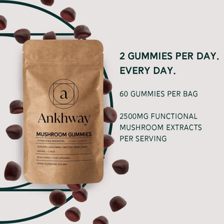 MushroomRise – Raspberry 10-in-1 Mushroom Gummies