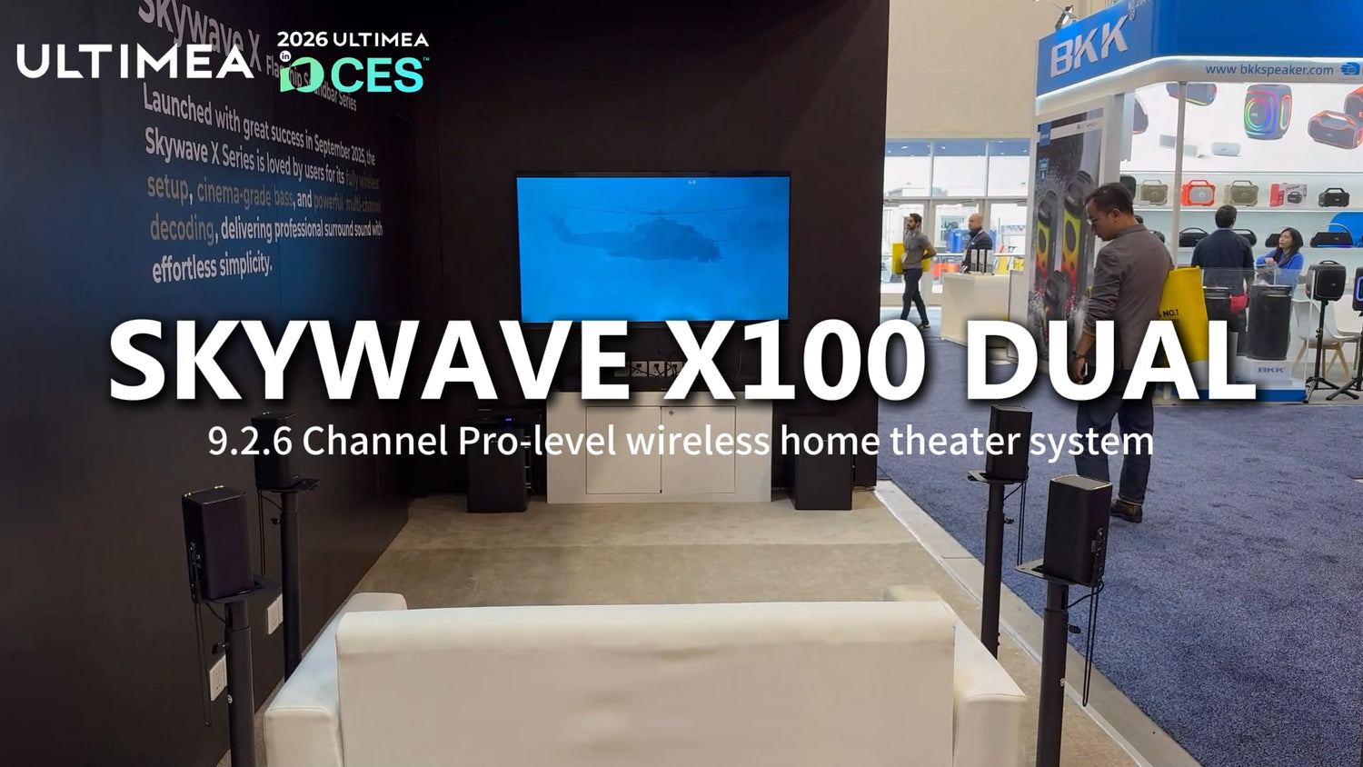 SkyWaveDual – 9.2.6 Dolby Atmos Wireless Surround Soundbar System with Dual 10" Subwoofers