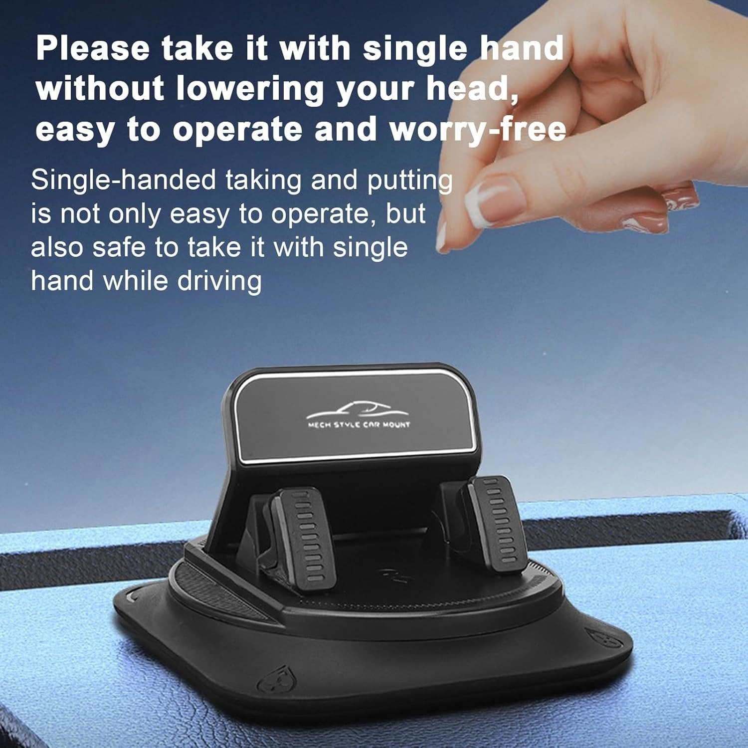 DashPivot – 360° Adhesive Dashboard Phone Holder