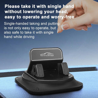DashPivot – 360° Adhesive Dashboard Phone Holder