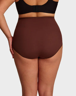 CrossSculpt Briefs – High-Waist Cross Tummy Control Panties, Plus-Size Multi-Pack