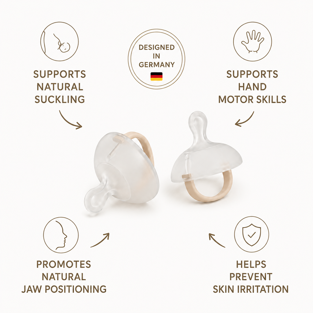 Nuckly – Breast-Like Premium Pacifier Starter Set, 2 Pack