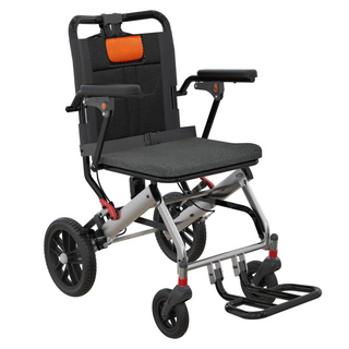 GlideFold – Lightweight Folding Transport Wheelchair for Seniors