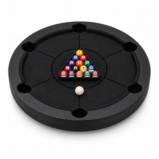 Rotating Mini Billiards Chip Battle Game
