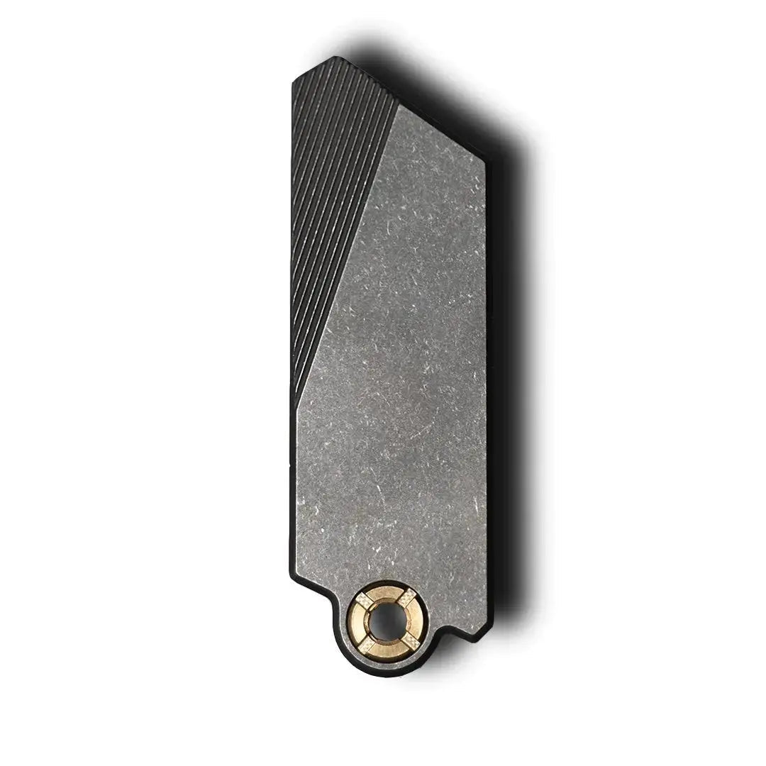 GlideCut – G9 Titanium & Brass Gravity Utility Knife