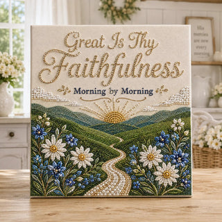 HymnPearl – ⏳ ✝️ Beginner-Friendly Sacred Hymn Pearl Art Kit | Christian Hymn Artwork with Scratch-Resistant, Non-Fading Pearl Beads, DIY Faith-Inspired Decor 🙏✨