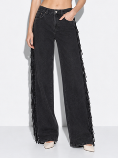 FringeStride – Wide-Leg Jeans