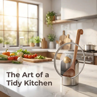 SteelNest – Stainless Steel Utensil Organizer