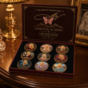 🦋 ForeverInSong – 🎸 Dolly Parton 9-Piece Tribute Coin Collector’s Set