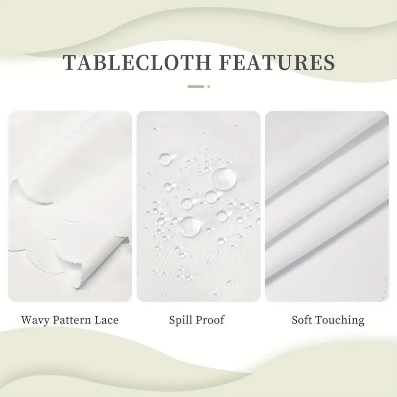 FloraGuard – Waterproof Embossed Floral Tablecloth
