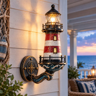 🌊🌊BeaconGlow – Vintage Coastal Lighthouse Wall Light