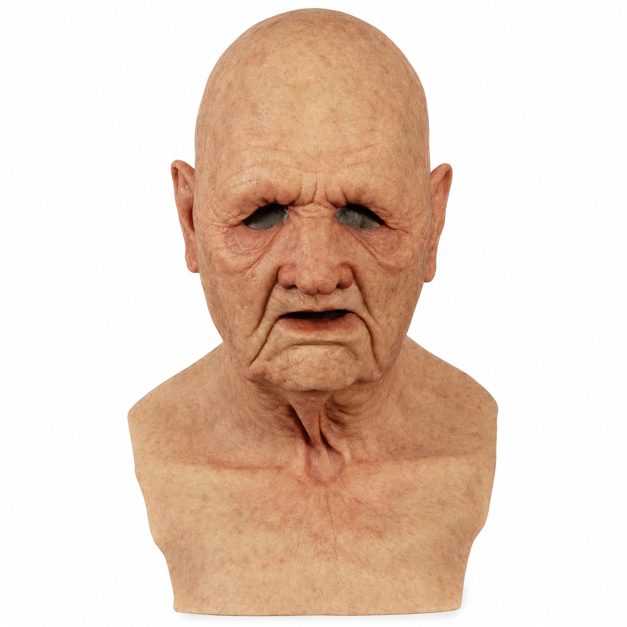 OldSoulMask – Lifelike Full-Head Elderly Character Mask