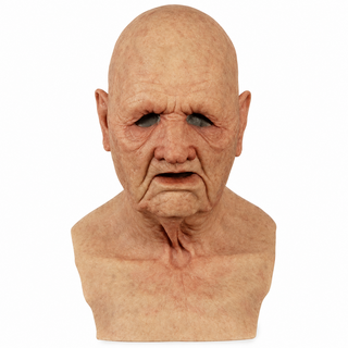 OldSoulMask – Lifelike Full-Head Elderly Character Mask