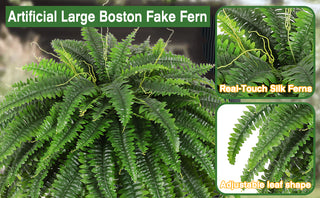 Artificial Boston Fern Bush