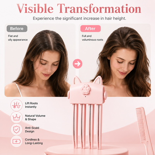 LiftPaw – Cordless Heated Root Volume Clip for Fine, Flat Hair