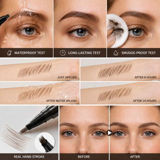 BrowStroke – Waterproof Hair-Like Brush-Tip Brow Pen, Set of 2