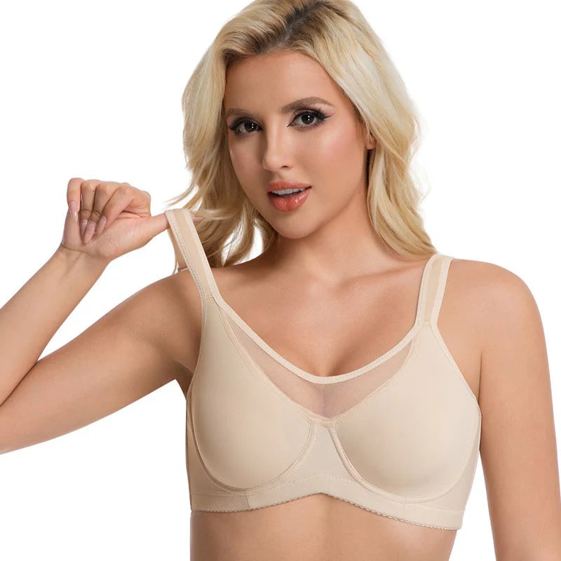 💐SheerEase – Women’s Full-Coverage Minimizer Bra ✨ for Larger Busts
