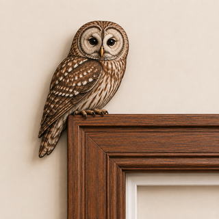 PerchPals – Wooden Bird Door Topper