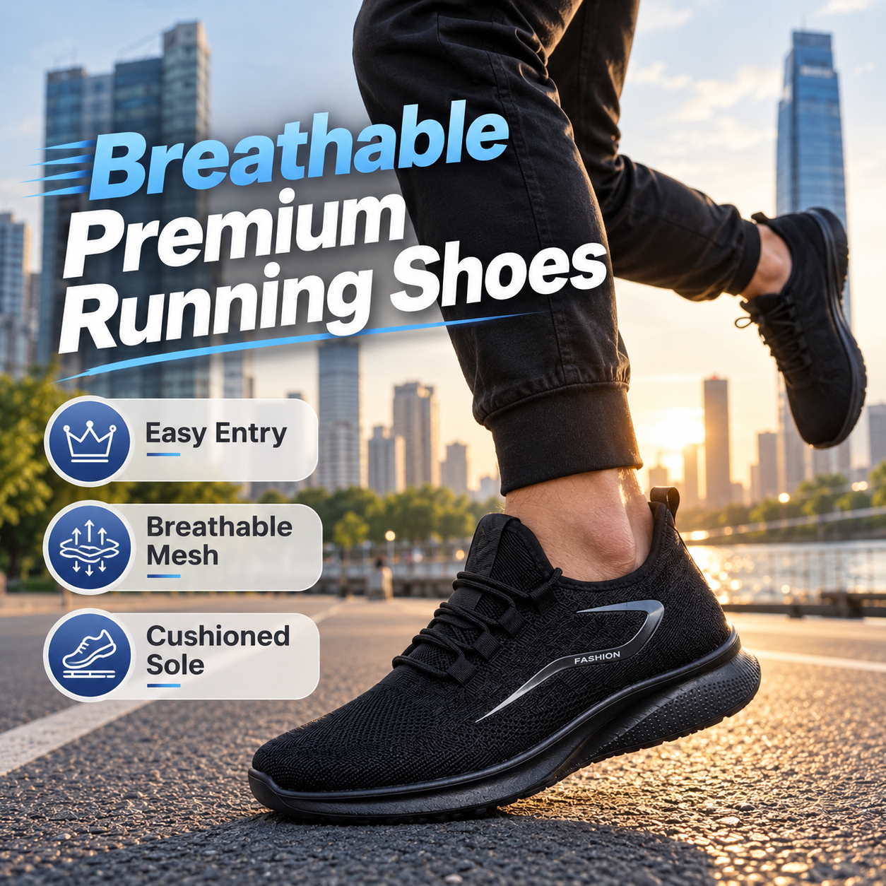 👟Get 50% OFF Your New Favorite Pair🛒Ultra Comfortable knitted fabric shoes, Lightweight Casual Walking Sneakers