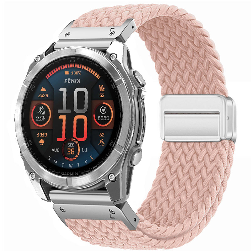 MagWeave – Magnetic Buckle Stretch Nylon Band for Garmin QuickFit 20/22/26mm