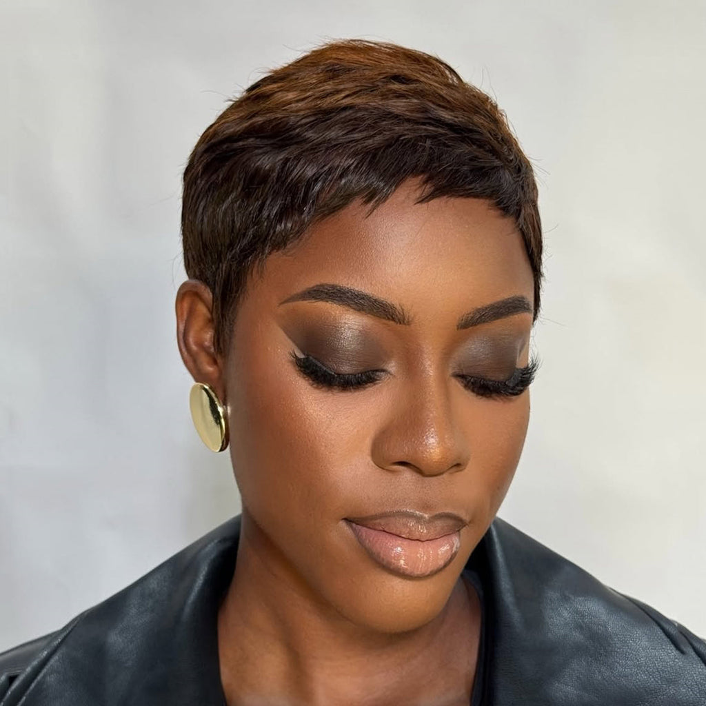 PixieLuxe – Full Lace Pixie Cut Wig in 100% Human Hair
