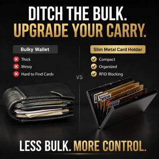 🔒 CardVault – Ultra-Slim RFID Blocking Card Holder