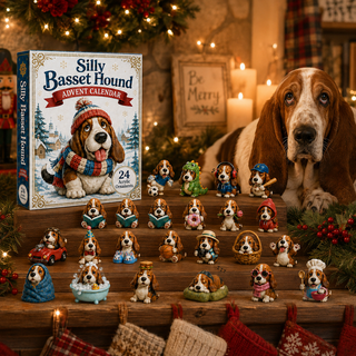 BassetJoy – Silly Basset Hound Advent Calendar 2026