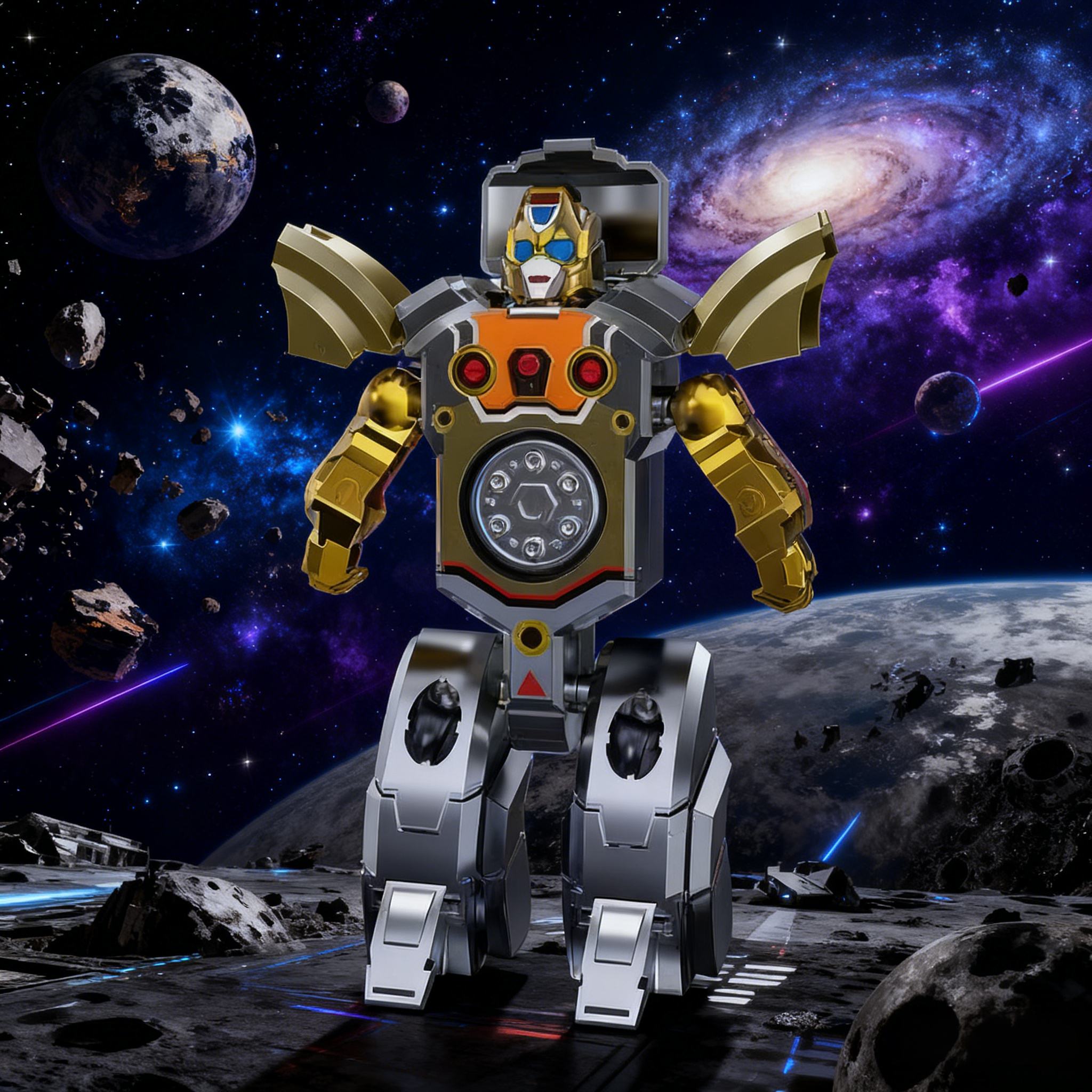 🤖Fingertip Spinner Transforming Robot