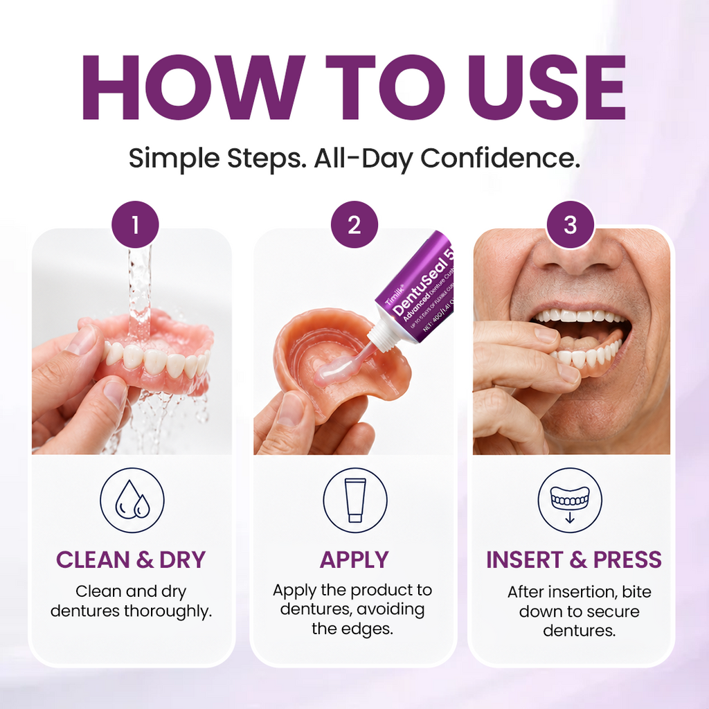 DentaCushion – Advanced Denture Cushion Adhesive With Up to 5 Days of Flexible Hold 🦷