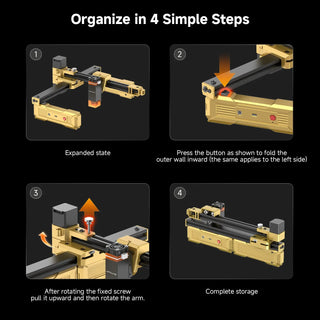 FoldBeam – 💥💥 Portable Wi-Fi Laser Engraver with App Control & Precision Engraving
