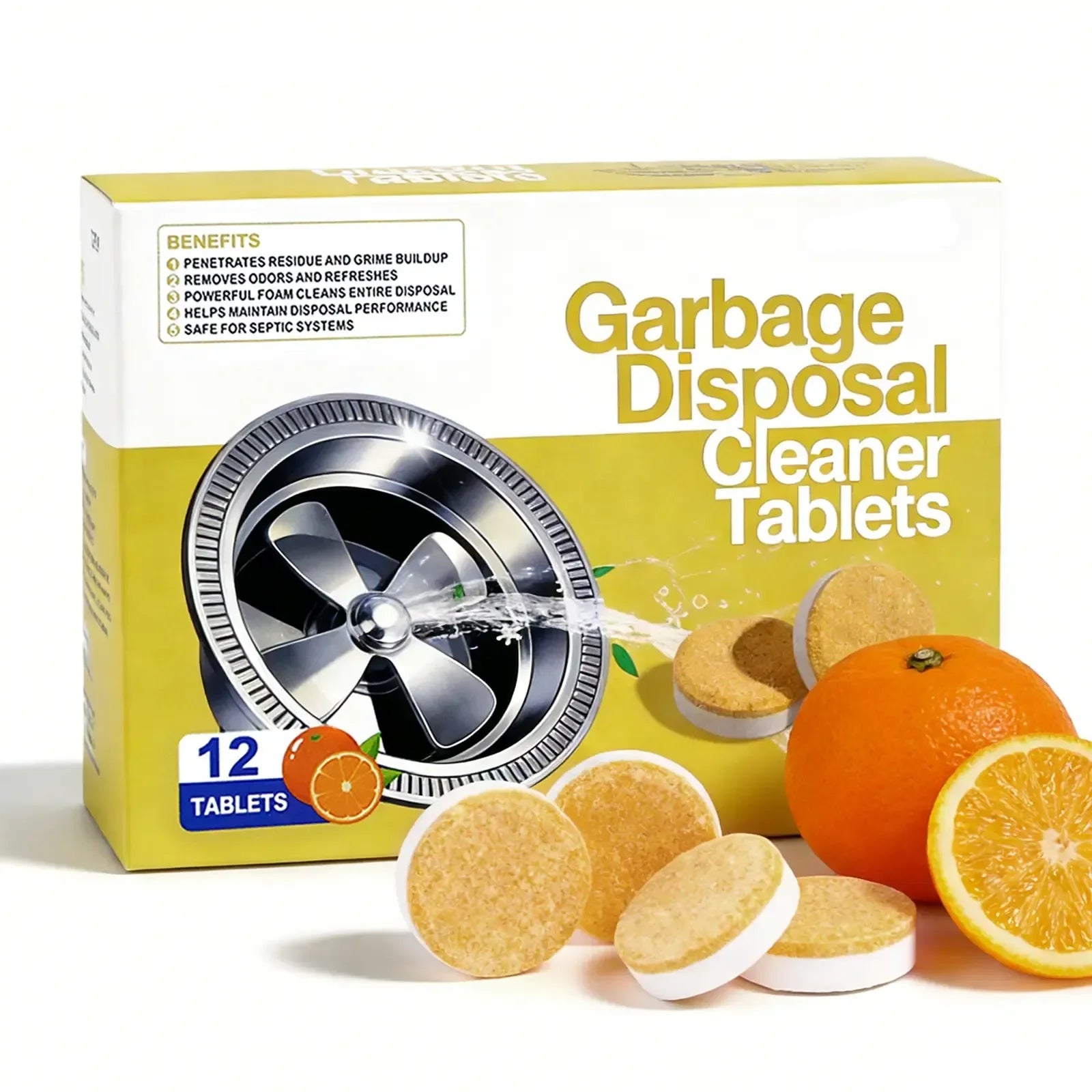 FoamFresh – Deep Clean Garbage Disposal Cleaner Tablets