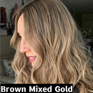 🔥CrownBlend – Seamless Human Hair Topper with Ultra-Breathable Lace Base🔥