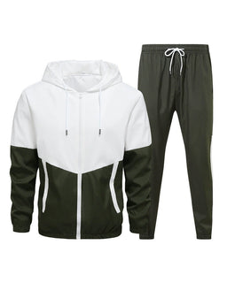 TrackFlex – 🔥✨ Big & Tall Men's Colorblock Sports Jacket Set M-6XL