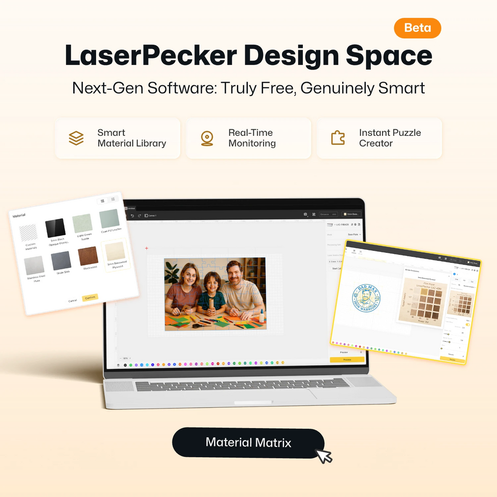 LaserCraft – LaserPecker LX2 All-in-One Laser Cutter