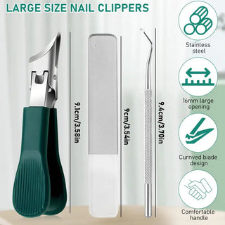 BeakTrim – Three-Piece Beak-Shaped Nail Clipper Set with Ergonomic Design