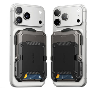 TrackFlip – Trackable Magnetic Wallet with Stand