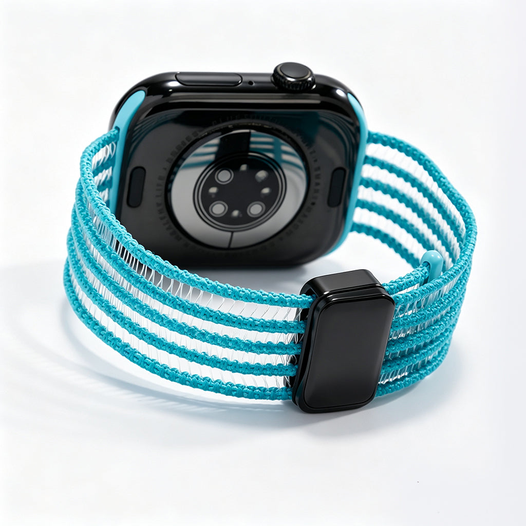 AiryWeave – Breathable Fishnet Silk Band for Apple Watch