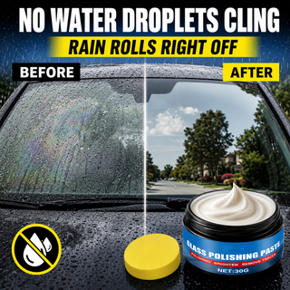 🔥GlassClarity – Car Glass Oil Film Remover & Rain-Repelling Paste🚗