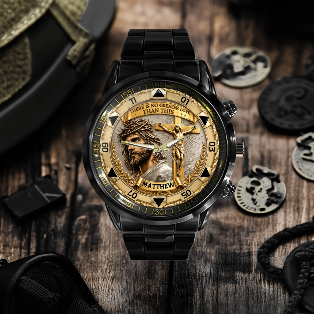 FaithMark – Personalized Crucifix Watch