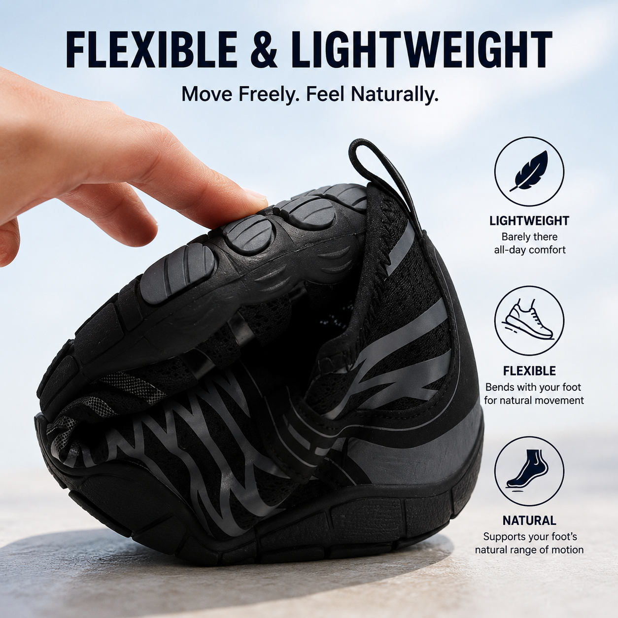 🌿 2026 Wellness Trend: EarthFlex™ Barefoot Shoes – Reconnect Naturally