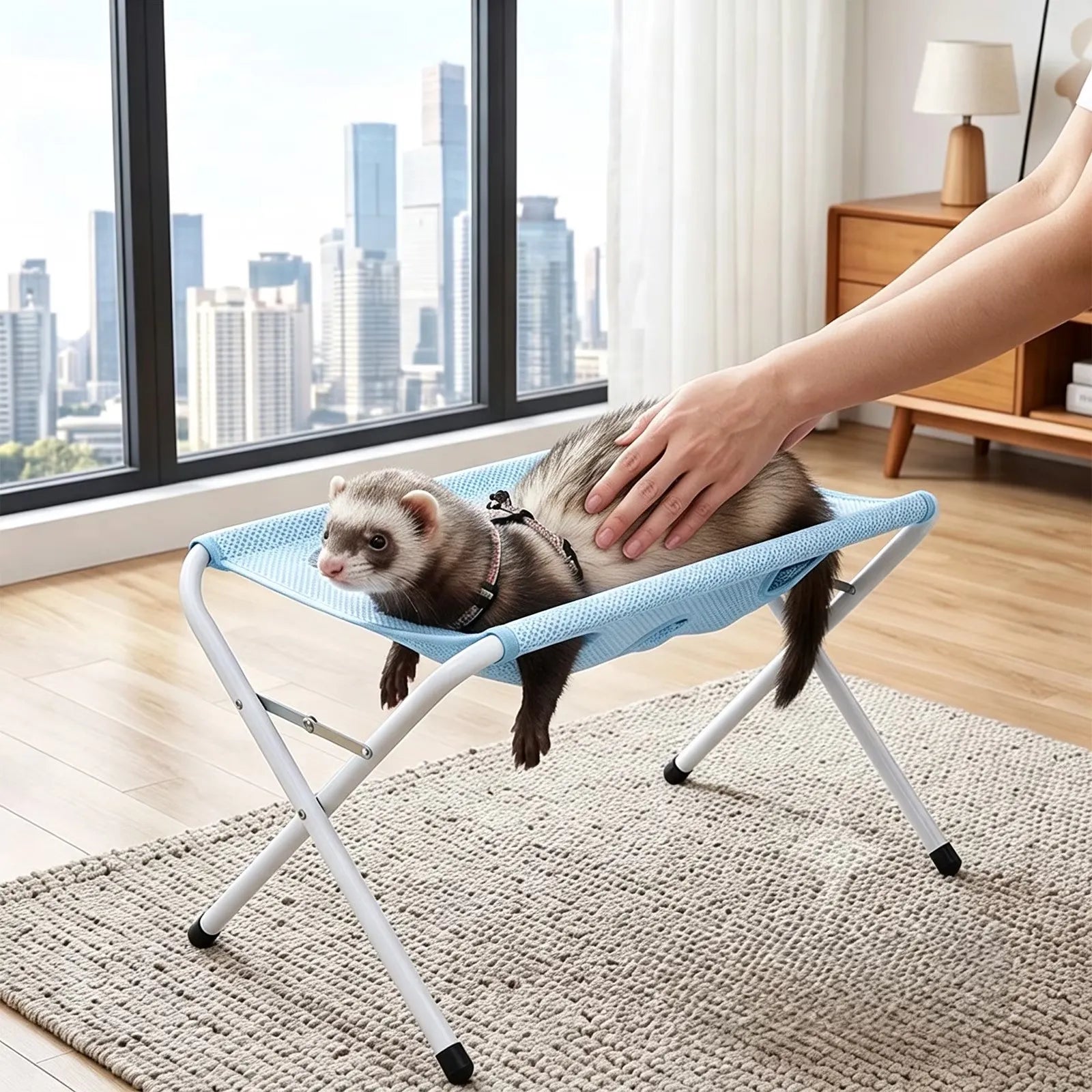 GroomNest – Foldable Pet Grooming Stand