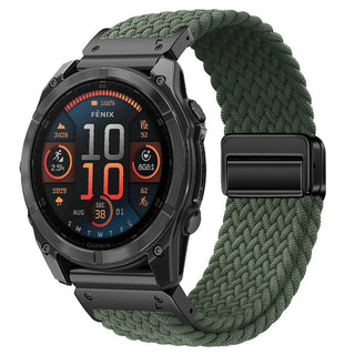 MagWeave – Magnetic Buckle Stretch Nylon Band for Garmin QuickFit 20/22/26mm
