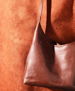 SoftDrape – Genuine Leather Hobo Tote Shoulder Bag