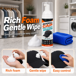 CapRevive Foam – No-Rinse Deep-Clean Foam Cleaner for Baseball Caps
