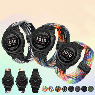 MagWeave – Magnetic Buckle Stretch Nylon Band for Garmin QuickFit 20/22/26mm