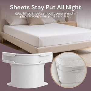 SheetLock – Locking Fitted Sheet Corner Holders
