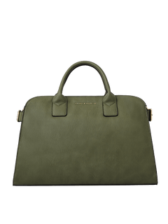 UrbanCarry – Olive Vegan-Leather Organizer Tote