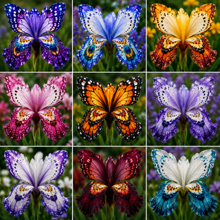 FlutterIris – Butterfly Iris Bulbs for a Magical Garden Showstopper