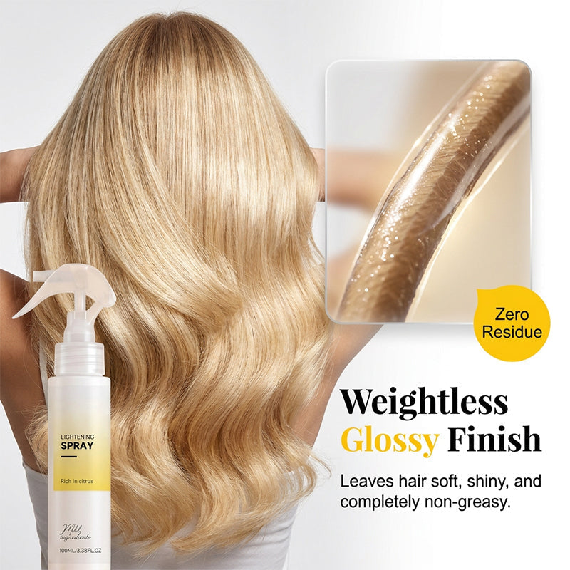 BlondeGlow – Blonde Hair Brightening Shine Spray